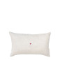 náhled Bastion Collections Polštář 30x50cm NATUREL Heart in Rose 100% Linen