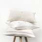 náhled Bastion Collections Polštář 30x50cm Dark Naturel/Little Heart in Brown
