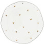 náhled Bastion Collections Talíř DINNER Little Brown Hearts, 27 cm