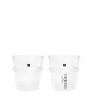 náhled Bastion Collections 2x ESPRESSO GLASS - HEART & ESPRESSO in black, 6,2x6,6cm