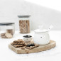 náhled Bastion Collections Skleněná dóza STORAGE LRG 030, in black