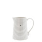 náhled Bastion Collections JUG Džbán STRIPES in black, 12x11x16cm