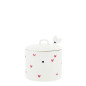 náhled Bastion Collections Cukřenka Sugar Bowl White/Rose Little Hearts