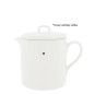 náhled Bastion Collections TEAPOT Konvička 009 White with little heart in black