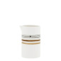 náhled Bastion Collections Konvička JUG White/Brown and Black Stripes 6x10cm