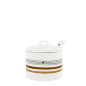 náhled Bastion Collections Cukřenka Sugar Bowl White/Brown and Black Stripes