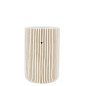 náhled Bastion Collections Untensil Jar White/Brown Stripes, 11x16,5cm