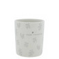 náhled Bastion Collections Kelímek FLOWER HEARTS in grey 8x9cm