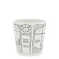 náhled Bastion Collections Kelímek White/Window Shopping in black, 240ml