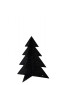 náhled Bastion Collections Dekorace Xmas TREE - BLACK, malý 15 cm
