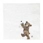 náhled Bastion Collections Papírové ubrousky L - MISTLETOE BEAR