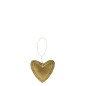 náhled Bastion Collections Přívěšek HANGER HEART BRASS (mosaz), 8x6cm