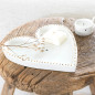 náhled Bastion Collections TRAY Heart with thick edge little brown stripes