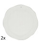 náhled Bastion Collections 2x Talířek BREAKFAST stripes in grey, 23 cm