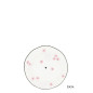 náhled Bastion Collections Talířek Sidepl 016 White/Rose Little Flowers, 13cm