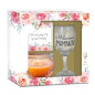 náhled Albi Dárková sada MILOVANÁ MAMINKA, svíčka + sklenka 220 ml