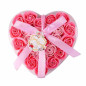 náhled Salsa Mýdlové růže 24x 4g v boxu ve tvaru srdce MIX / cena 1ks