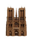 náhled Cartonic 3D PUZZLE - NOTRE-DAME DE PARIS, 165 dílků. LEVEL4