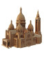 náhled Cartonic 3D PUZZLE - SACRÉ-COEUR BASILICA, 146 dílků, LEVEL3