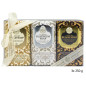 náhled Nesti Dante Luxury GOLD & BLACK & PLATINA, 3x mýdlo 250 g