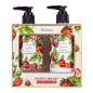 náhled Dárková sada péče o ruce Jahody a vanilka, 2x 240ml