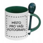 náhled Fotohrnek STANDARD se lžičkou ZELENÝ, 300 ml