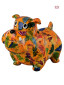 náhled Pomme pidou Pokladnička velikost M - BULDOG BARNEY oranžový, 19x13x15,5cm