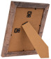 náhled Rámeček NARVIK 10x15 cm, středně hnědý melír, dřevo MDF