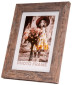 náhled Rámeček NARVIK 15x21 cm, hnědý melír, dřevo MDF