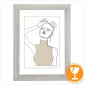 náhled Hama rámeček dřevěný KOPENHAGEN, taupe, 60x80 cm POUZE OSOBNÍ ODBĚR
