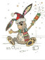 náhled Luxusní přání GC005 BUG ART - CRACKE BUNNY