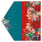 náhled Ditipo Vánoční kapsa na peníze / poukaz - Červená s vánočními květy