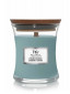 náhled Vonná svíčka WoodWick EVERGREEN CASHMERE, střední 275 g