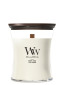 náhled Vonná svíčka WoodWick White Teak, střední 275g