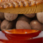 náhled Vonná svíčka WoodWick Pumpkin Praline, široký knot 453 g