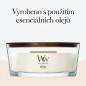 náhled Vonná svíčka WoodWick White Teak, široký knot 453g