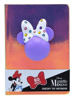 Zápisník Minnie Mouse se squishy hračkou - MINNIE