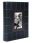 náhled Fotoalbum 10x15/200 černé listy Hofmann 1833 tm.hnědý rámeček bílé prošívání