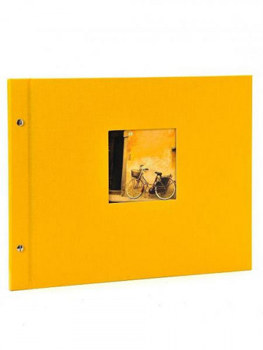 Šroubkové album klasik 39x31cm Goldbuch 28889 BELLA VISTA žluté