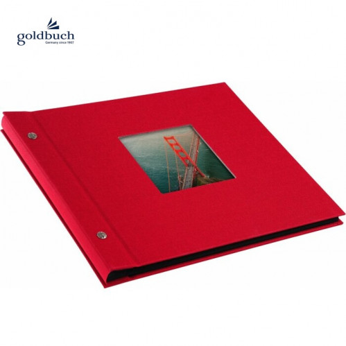 Šroubkové album klasik 30x25cm Goldbuch 26889 BELLA VISTA červené