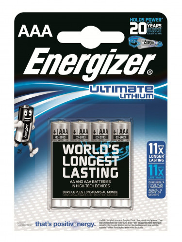 Energizer AAA 4ks Ultimate Lithium