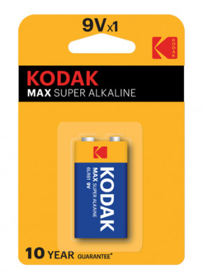 Kodak MAX SUPER ALKALINE 6LR61 - 9V, 1ks