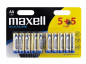 náhled Baterie alkalické Maxell AA LR6 10 ks