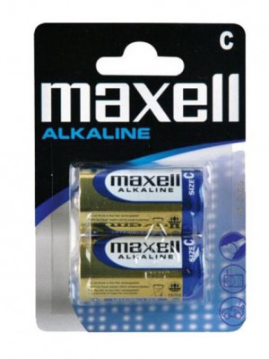 Baterie alkalické Maxell LR14, 2ks