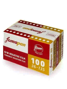 Fomapan 100-135/36 DX RETRO - černobílý kinofilm, limitovaná edice