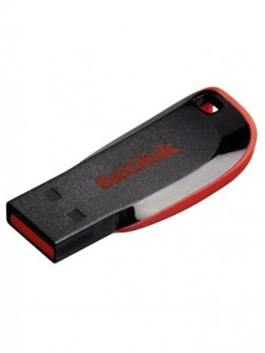 SanDisk USB Cruzer Blade 16GB černočervená