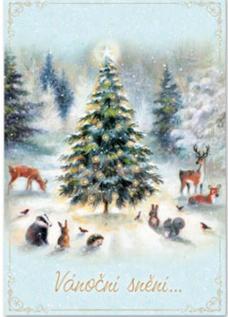 detail Ditipo Vánoční hrací přání Vánoční snění... BÍLÉ VÁNOCE / Karel Gott