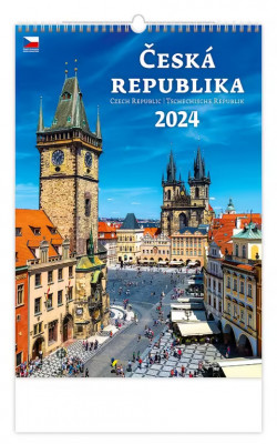 Kalendář nástěnný 2024 - Česká republika