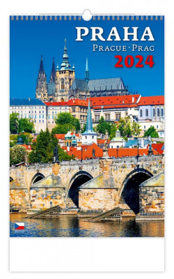 Kalendář nástěnný 2024 - Praha