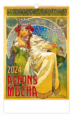 Kalendář nástěnný 2024 - Alfons Mucha 2